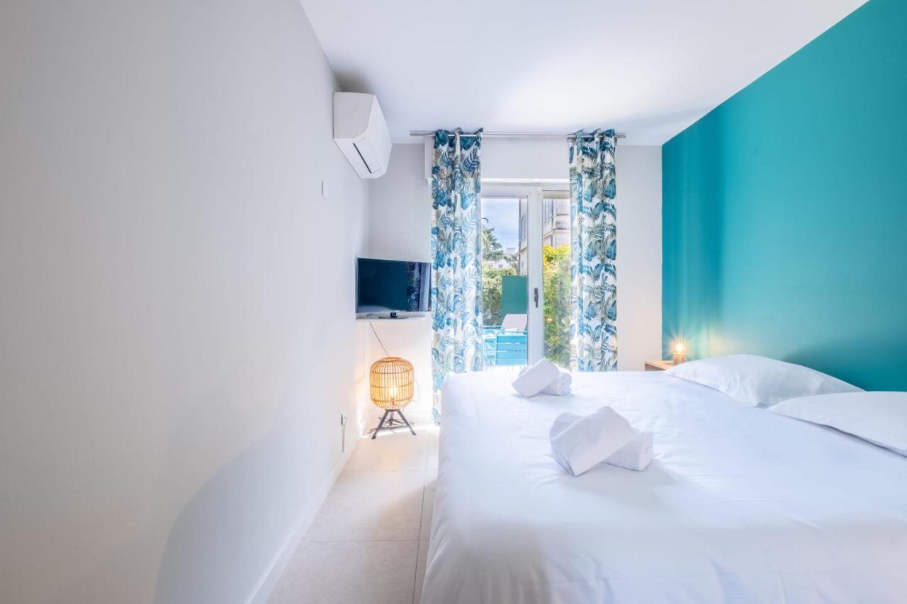 3P Garden-Level Apartment Residence With Pool Cannes Extérieur photo